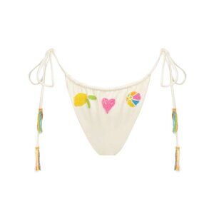 NWT CLEONIE BEADED BIKINI BOTTOMS